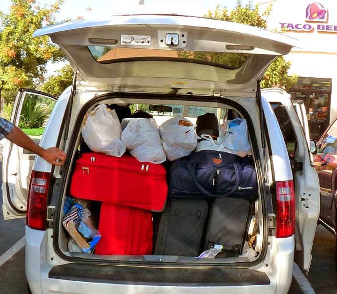 Velikost úložného prostoru v Dodge Caravan