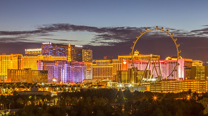 VYHLÍDKOVÉ KOLO V LAS VEGAS