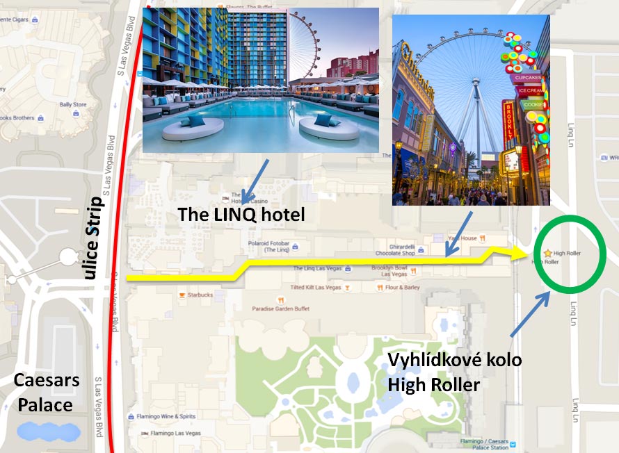 Vyhlídkové kolo High Roller Las Vegas
