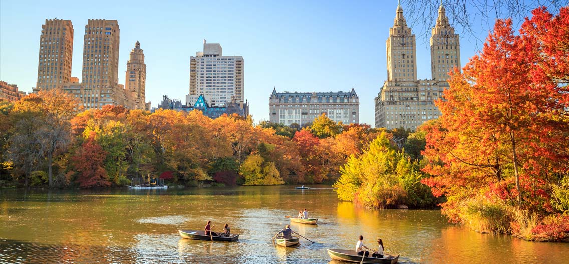 Počasi v New Yorku v listopadu