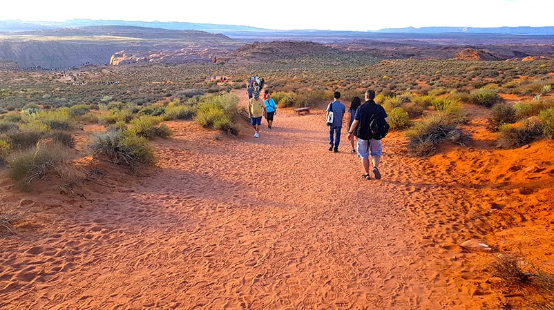 Cesta k Horseshoe Bend
