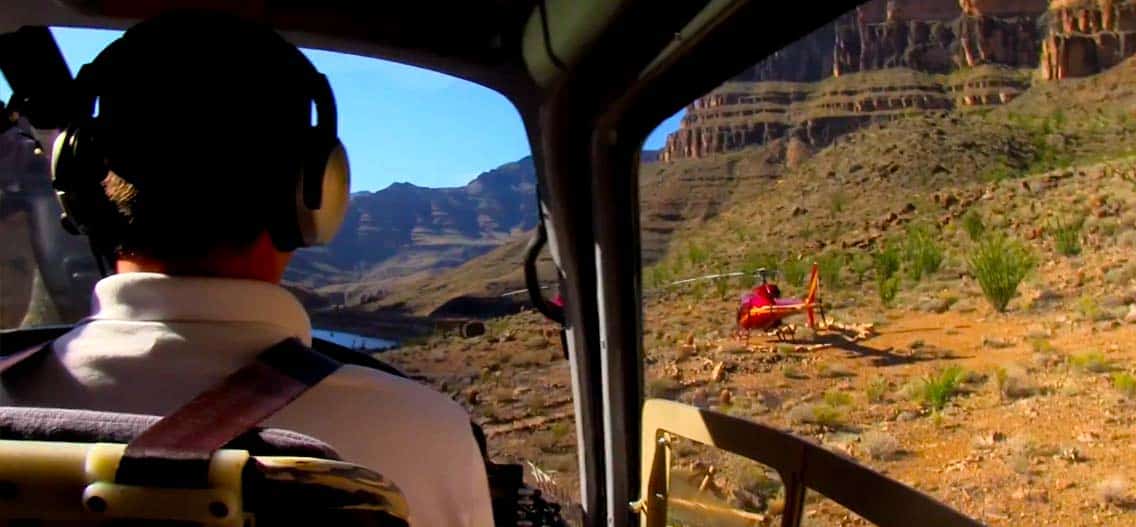 vyhlídkové lety helikoptérou nad Grand Canyonem