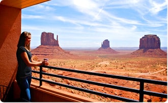 Hotel v Monument Valley
