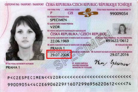 Biometrický cestovní pas do USA