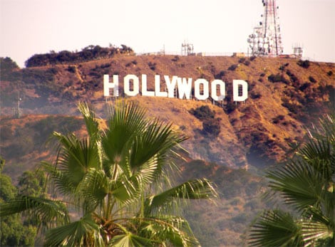 Los Angeles Nápis Hollywood