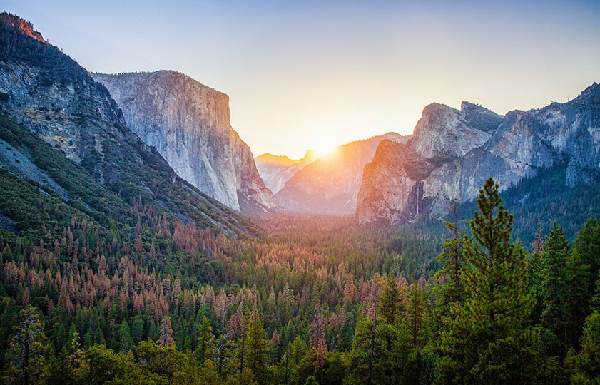 Tunnel View - Yosemita národní park