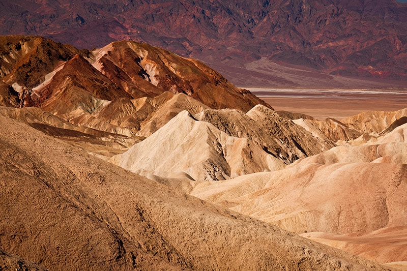Zabriskie Point v Údolí smrti