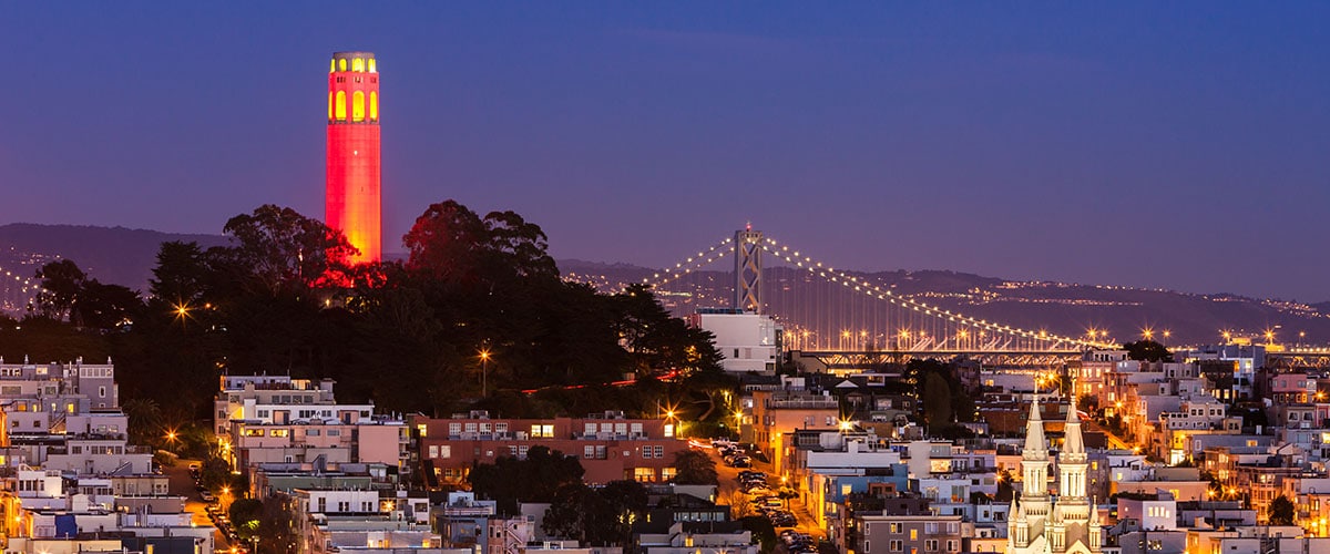 Coit Tower v San Francisku