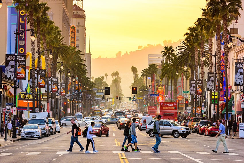 Počasí Los Angeles