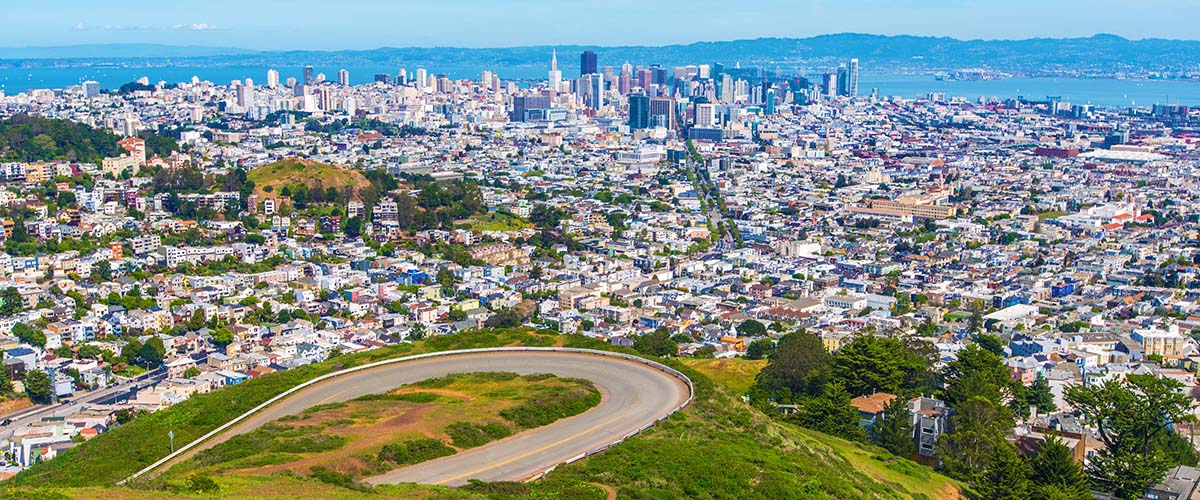 Twin Peaks výhled na San Francisco