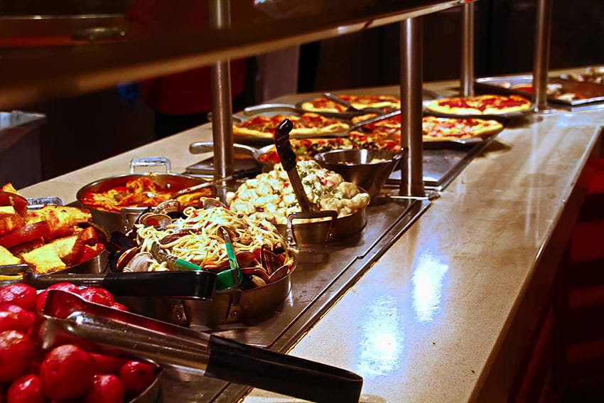 Bufet v Las Vegas - Restaurace All You Can Eat
