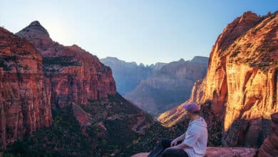 Canyon Overlook Trail v Zion parku