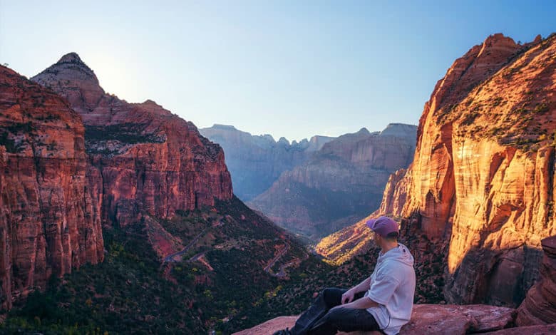 Canyon Overlook Trail v Zion parku