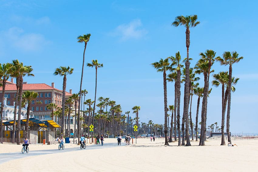 Pláže na Venice Beach