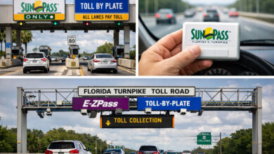 Mýtné na Floridě - SunPass, Toll Pass brány