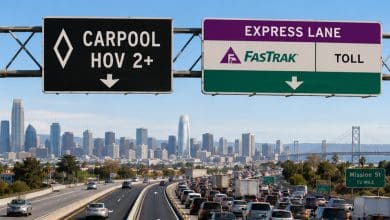 Carpool, FasTrak a Express Lanes v USA: jak poznat placené pruhy