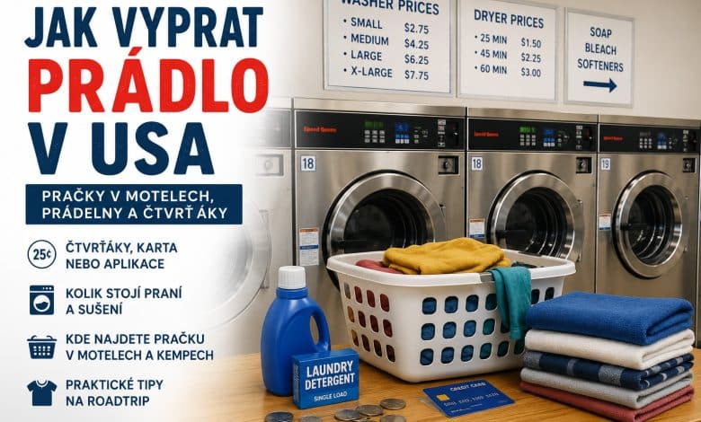 Jak vyprat prádlo v USA